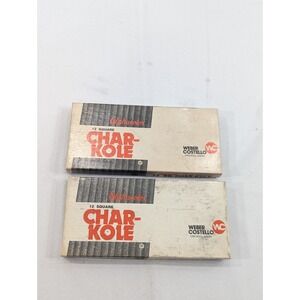 2) Two Packs Of Vintage Alphacolor Char-Kole Compressed‎ Charcoal 12 sticks